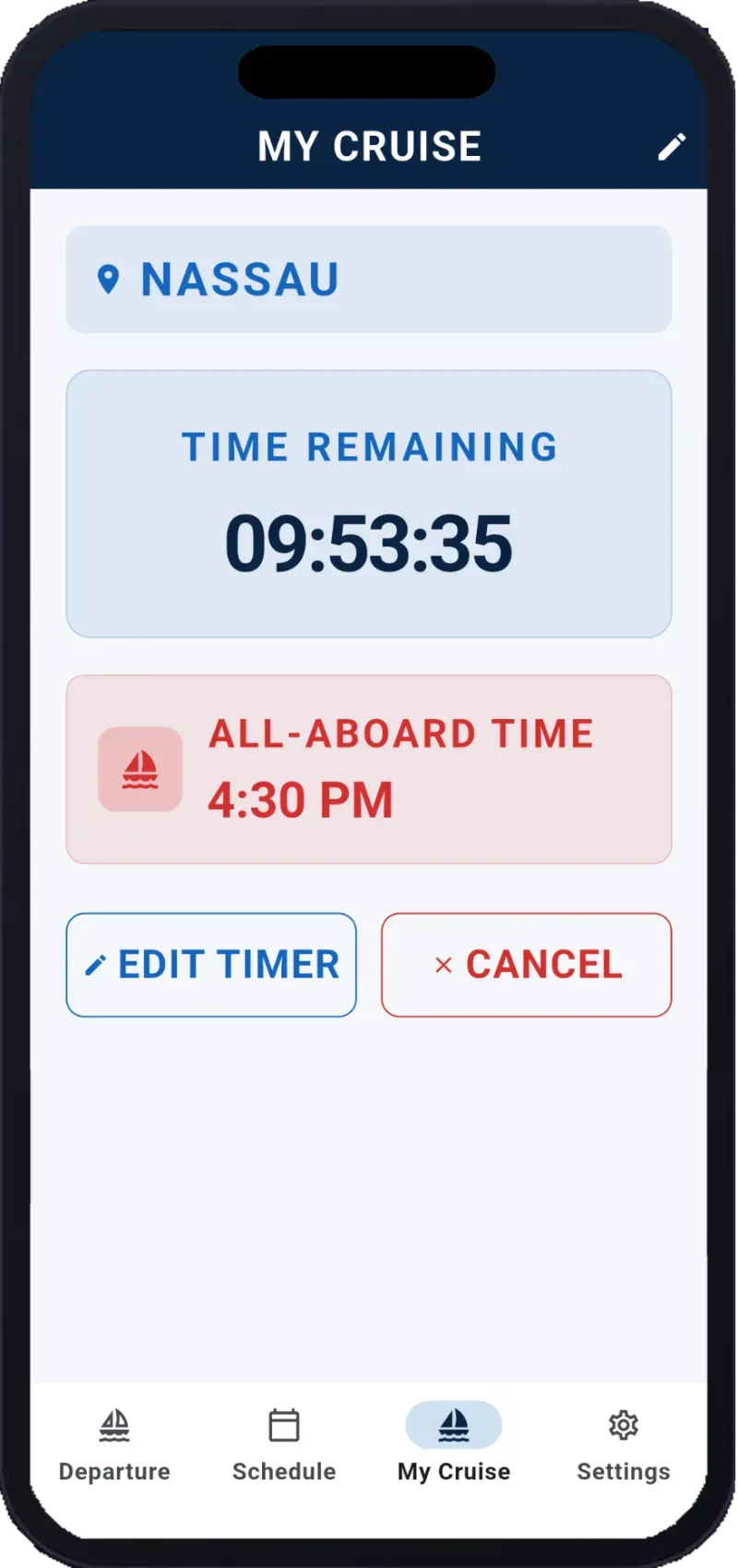 54 minutes left on the countdown