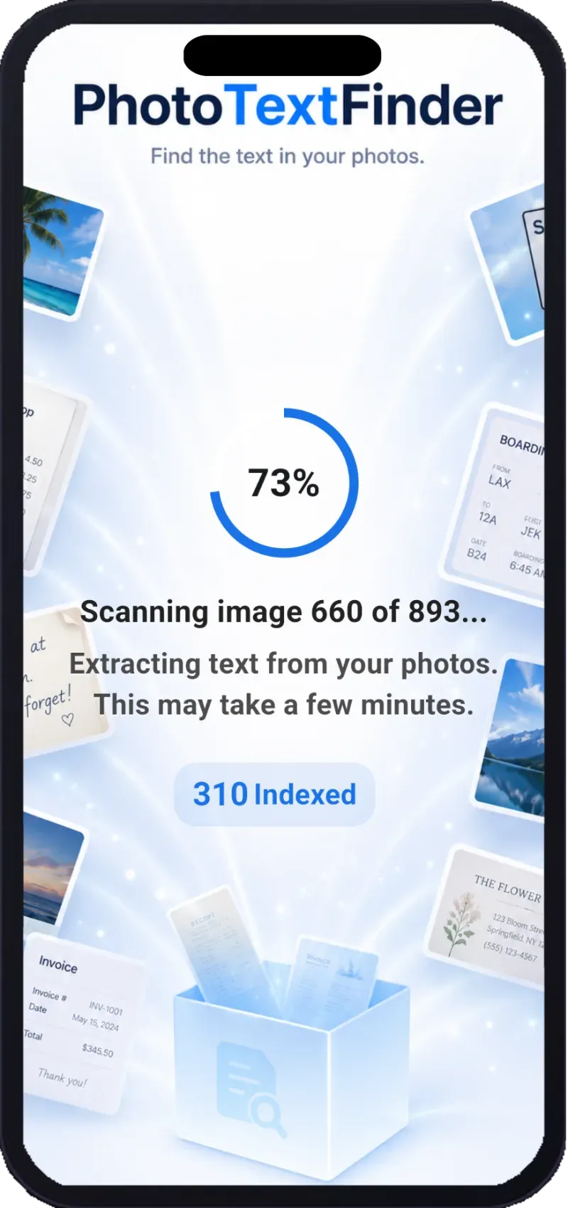 PhotoTextFinder home