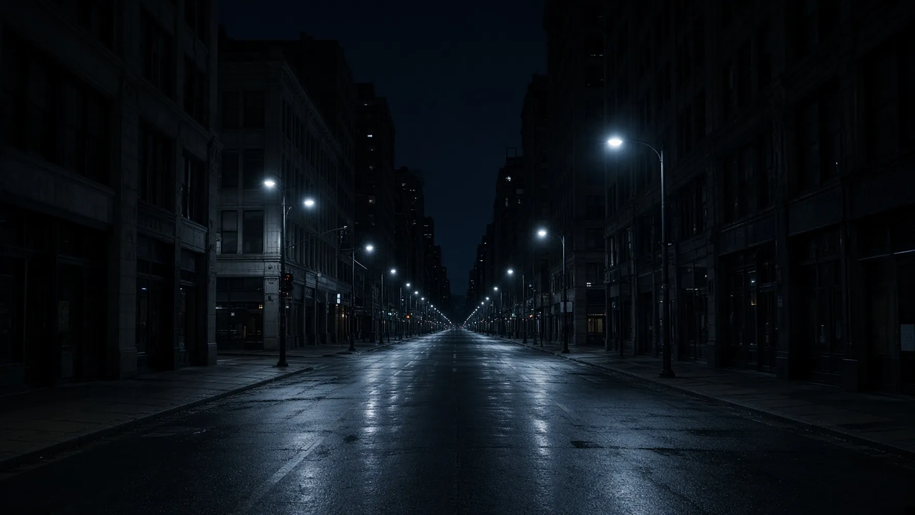 Composing into a dead 3am city
